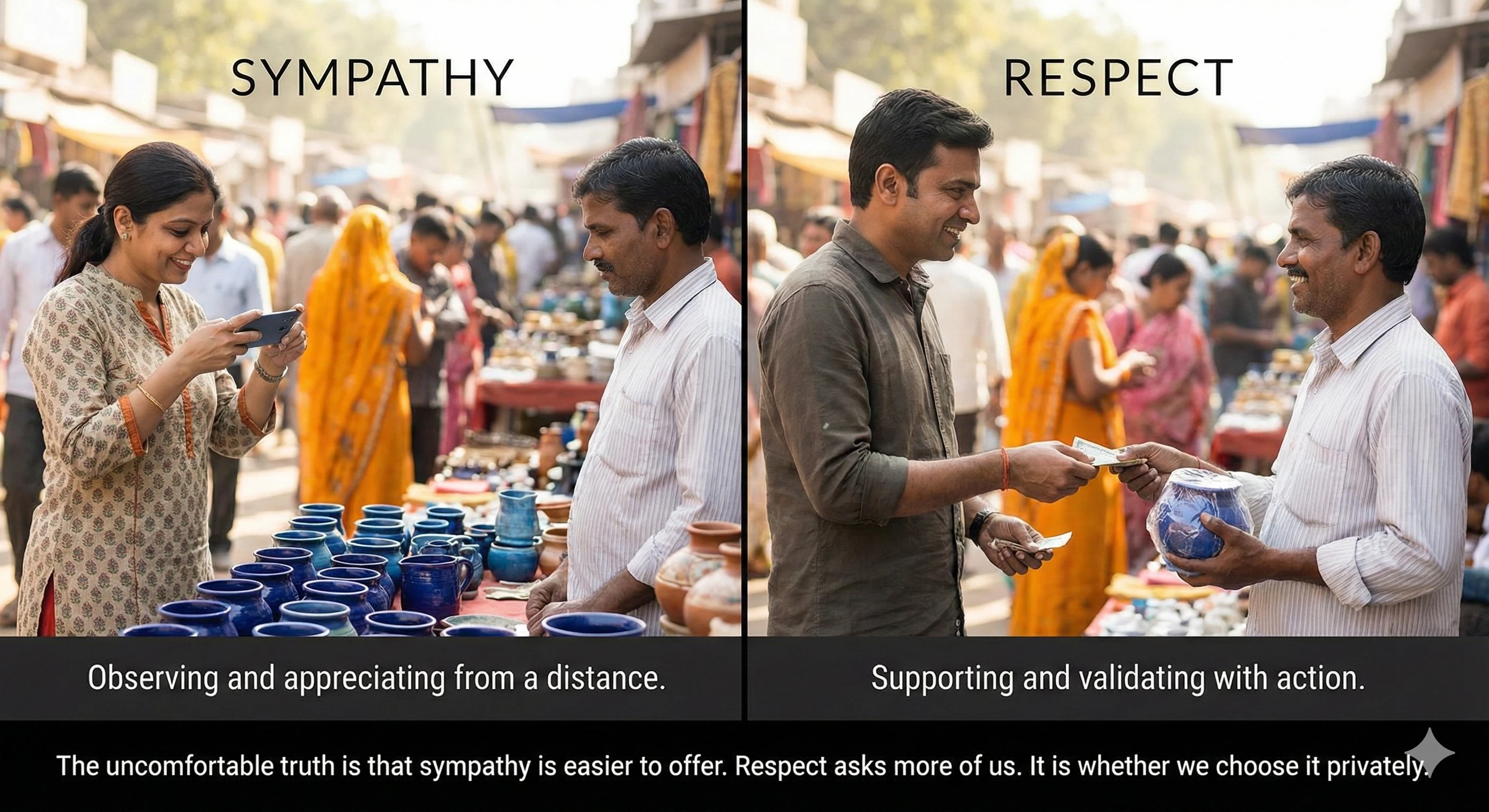 Are We Really Supporting Art or Just Feeling Good About It ?