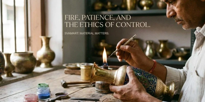 Meenakari & Brassware: When Material Meets Discipline