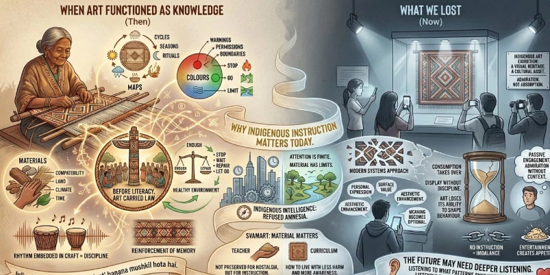 Indigenous Art Was Never Decorative. It Was Direction.