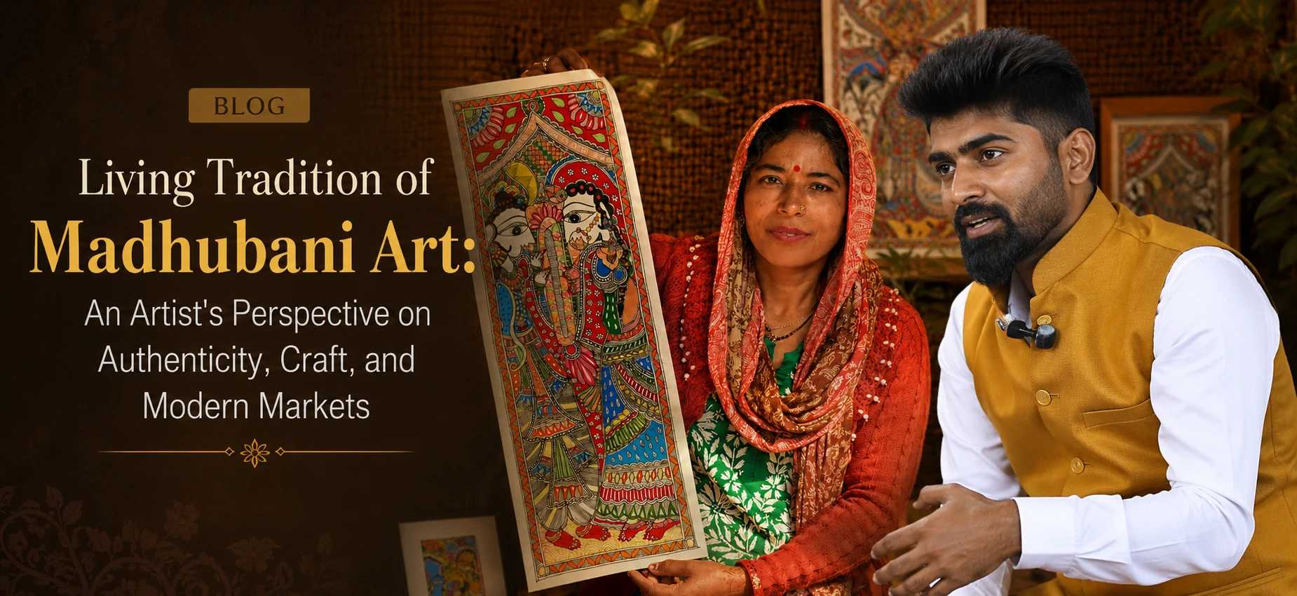 The Living Tradition of Madhubani Art: An Artist's Perspective on Authenticity, Craft, and Modern Markets