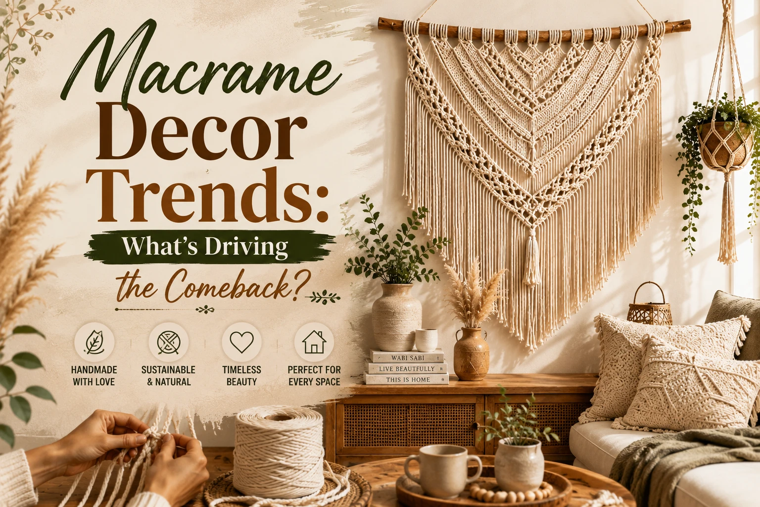 Macrame Wall Hangings Are Back , Here's Why They Never Left